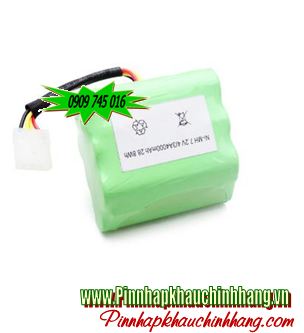 Pin máy hút bụi 7.2v-4/3A-4000mAh NiMh; Pin sạc máy hút bụi 7.2v-4/3A-4000mAh